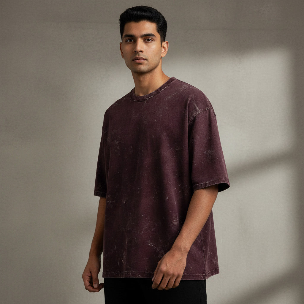 Washed Core – Maroon
